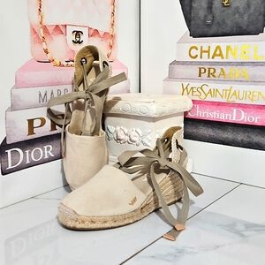 Viscata Barcelona Escala Limited Edition Canvas Espadrille Wedges